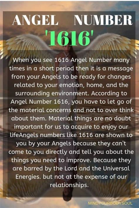 1616 Angel Number Meaning